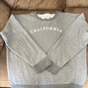 Gray Reflex women's crew Sweatshirt embroidered XL runs small than tag size